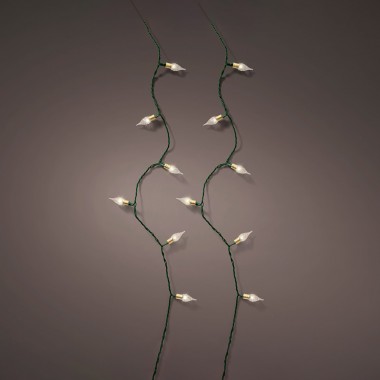 Guirnalda led vintage con 8 funciones efecto centelleante para interior 1119cm 493270