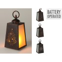 Farol led efecto llama, a pilas, 3 modelos, 10x19cm. basics