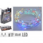 Guirnalda micro led solar multicolor, 100 leds, 7m.