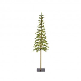 Arbol de navidad microled, ø41x180cm, parpadeantes, 150 leds, blanco calido.