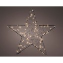 Estrella de malla micro led, ø38 cm.