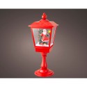 Farol papa noel con movimiento y música