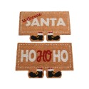 Felpudo santa claus, 60x40x1,5cm, 2 modelos. basics