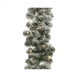 Guirnalda imperial nevada, parpadeante, 50 leds, blanco calido.