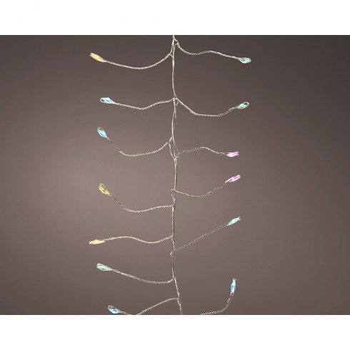 Guirnalda microleds , 960 leds, multicolor pastel. lumineo