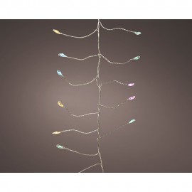 Guirnalda microleds parpadeante, 480 leds, multicolor suave