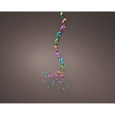 Luces microleds para árbol, multicolor suave
