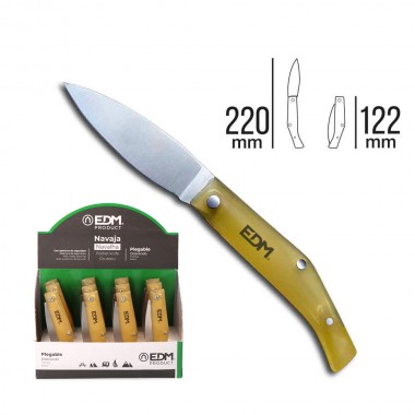 Navaja con mango de plastico de 220mm, serie aneto. edm