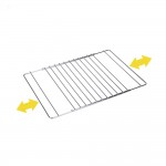 Rejilla para horno cromada extensible 38.5cm hasta 55x31.5cm