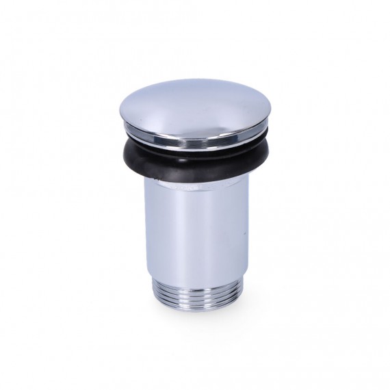 Desagüe "clic-clac" universal de lavabo-bidé cromado (envasado)