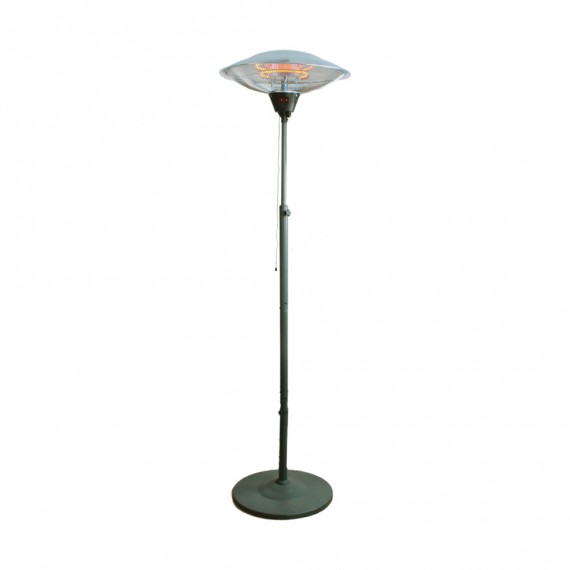 Estufa de cuarzo de exterior con pie 2100w - edm