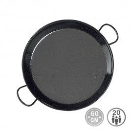 Paellera tradicional de acero esmaltado ø60 cm (20 personas)