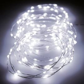 Guirnalda micro led parpadeante 180 leds luz fria 14 m