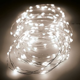 Guirnalda micro led 180 led, multifunción, luz cálida, exterior, 9 m