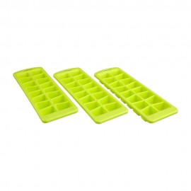 Cubiteras de polipropileno colores surtidos 25 x 8,5 x 3,7 cm 3 uds