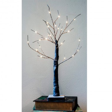 Árbol 3d sakura 60cm 24 leds calidos a pilas 3xaaa