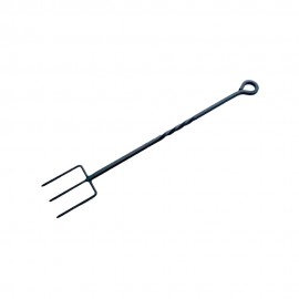 Tostador metalico. color negro 51cm edm