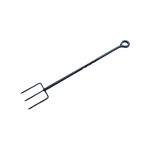 Tostador metalico. color negro 51cm edm