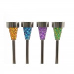 Estaca solar mosaico exterior 39cm colores / modelos surtidos
