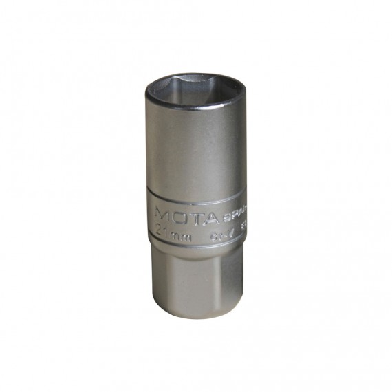 Vaso para bujia enc. 1/2" de 21mm mota