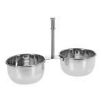 Recipiente doble para salsas 21x9x14,5cm