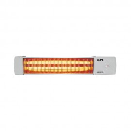 Estufa de baño de cuarzo orientable 600 / 1200 w modelo marfil