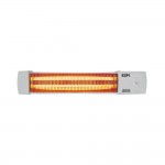 Estufa de baño de cuarzo - modelo marfil - 600-1200w - orientable - edm