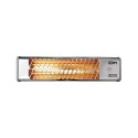 Estufa de baño de cuarzo - modelo cromo - 600-1200w orientable - edm