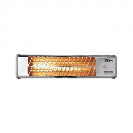 Estufa de baño de cuarzo orientable 600 / 1200 w modelo cromo
