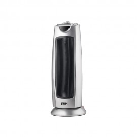 Calefactor de torre cerámico oscilante modelo silver 1000 - 2000 w