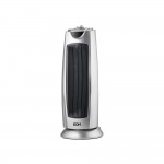 Calefactor de torre, ceramico, oscilante - modelo silver - 1000-2000w - edm