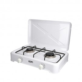 Cocina de gas esmaltada 2 fuegos