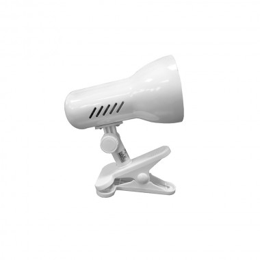 Foco con pinza color blanco e27 modelo galaxy 60w edm