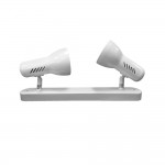Foco 2 elementos color blanco e27 modelo galaxy 60w edm