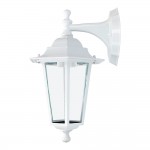 Aplique farol de aluminio blanco modelo zurich 60w e27