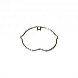 Aro metalico soporte de lampara dicroica