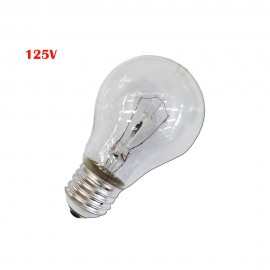 Bombilla incandescente standard clara 60w e27 125 v (solo uso industrial)