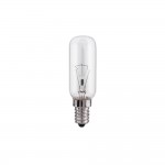 Bombilla incandescente tubular transparente 25w e14
