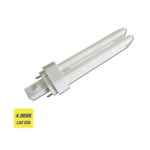 Bombilla bajo consumo osram 26w 2 pins g24d-3 4000k luz dia 16,9cm