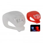 Conjunto de 2 linternas de bicicleta de señalizacion. delantera y trasera. 1x4lr1130 (pilas incluidas) dunlop