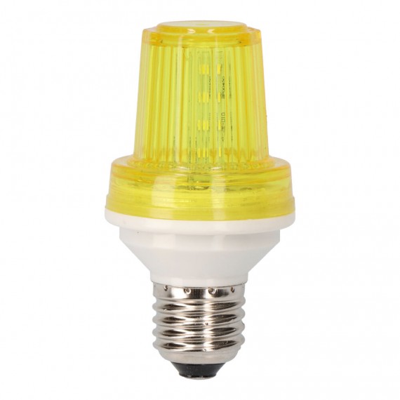 Bombilla flash led e27 1w color amarillo
