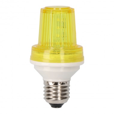 Bombilla flash led e27 1w color amarillo
