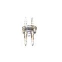 Conector tubo flexilux/flexiled 13mm 2 vias "punta-punta"