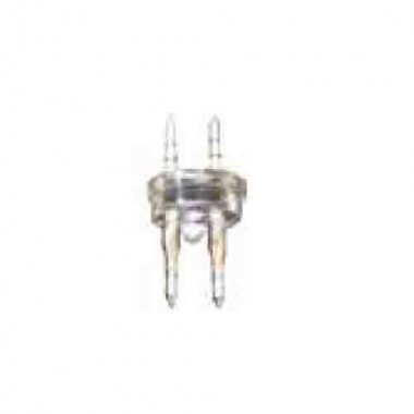 Conector tubo flexilux/flexiled 13mm 2 vias "punta-punta"
