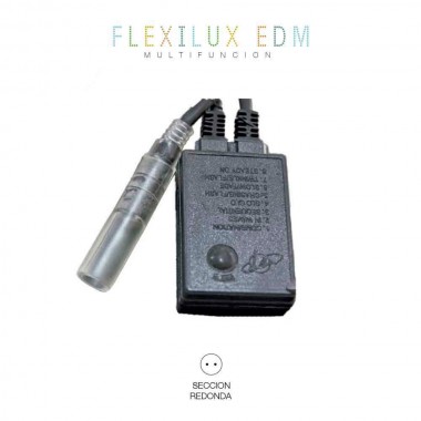 Programador tubo flexilux máx.20m 2 vias ip44