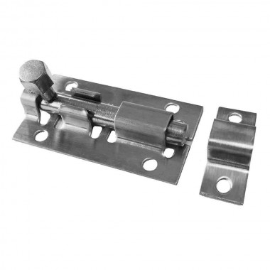 Pasador cerrojo moderno 110mm cromado