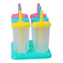 Set de 6 moldes para helados de hielo colores surtidos