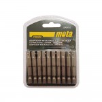 Pack 10 adaptadores hexagonal t. bola 50mm 1/4" 10 unid. bab062 mota