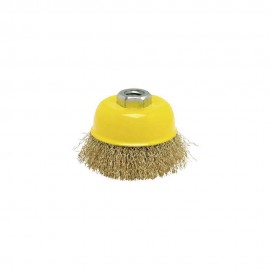 Cepillo copa de alambre ondulado ø60mm fho60 mota