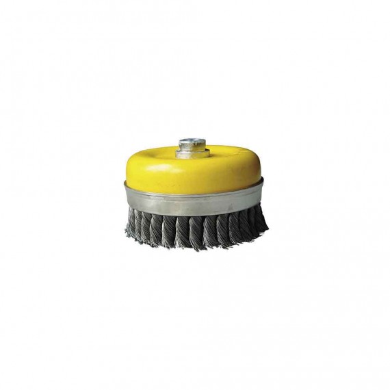 Cepillo copa de alambre retorcidoø80mm ftr080 mota